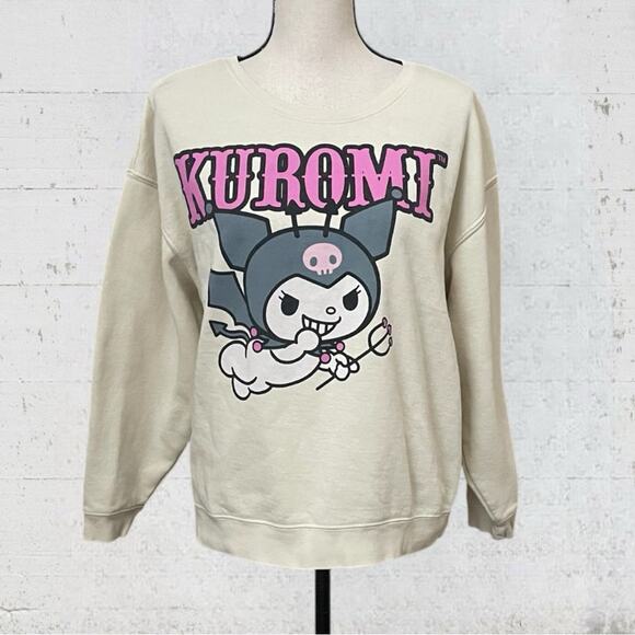 Sanrio Kuromi Sweatshirt Shirt Size S/M Kawaii Kuromicore Kidcore - Picture 2 of 8